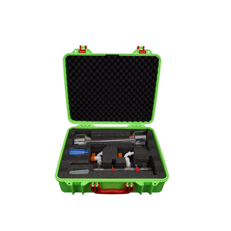 Experimental box for water supply