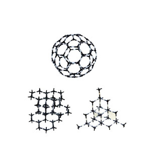  碳的同素异形体结构模型